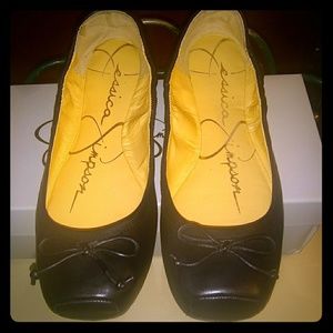Black Jessica Simpson "Marline" Ballerina Flats